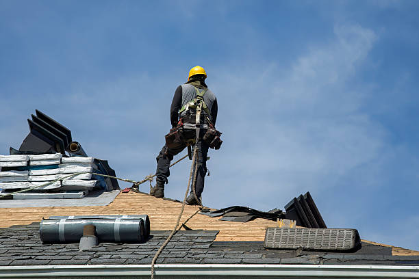 Professional Roof Replacement technician working in La Crosse, VA